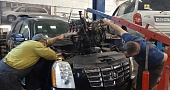 Cadillac Escalade – потерялось давление масла, ошибки P0011 и P0016.